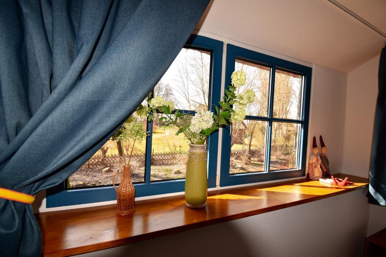 Villa Reetdachhaus Holunder 2 Puddemin Esterno foto